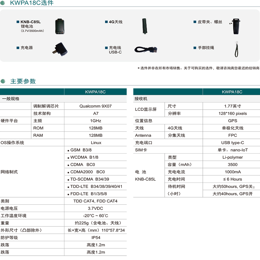 KWPA18C 數(shù)字對講機